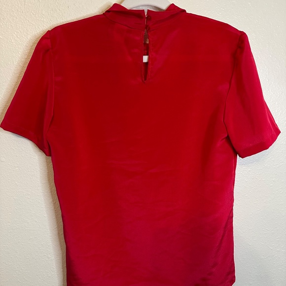 Vintage Red Greenwich Square Top Sz. 10 - Picture 3 of 6